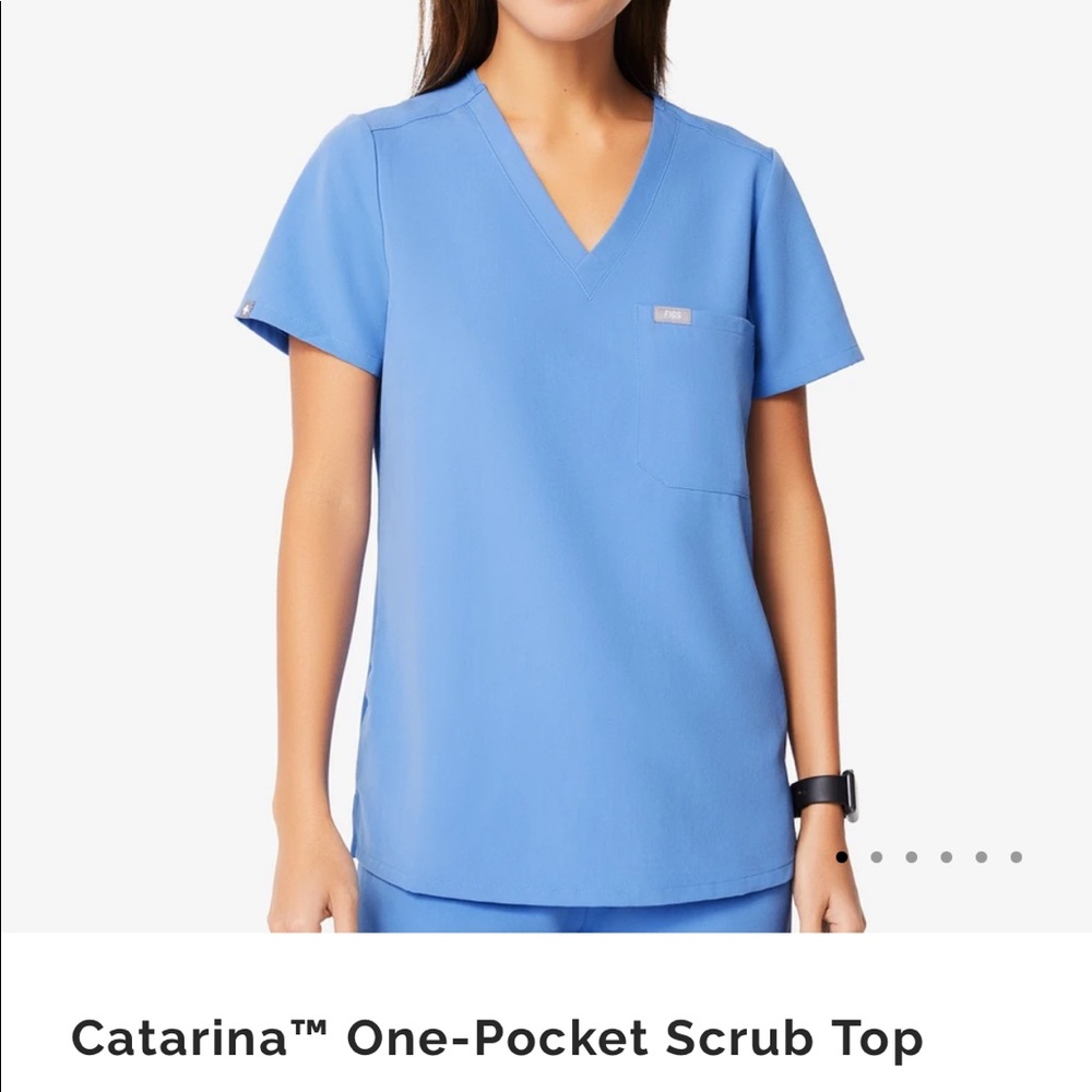 Figs Ceil Blue Set (Top XS, Bottom S)